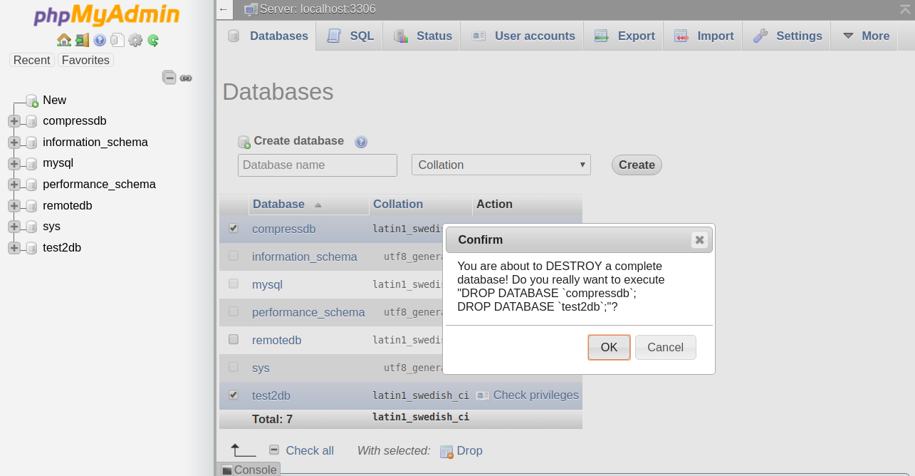 How To Delete Mysql Database Using Php Mysql Sql Commands Elearning 